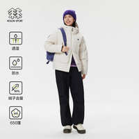 KOLON SPORT ​男女同款防水透鹅绒夹克 LUDJ5WT526