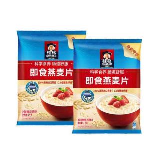 桂格 即食燕麦片 1000g*2袋