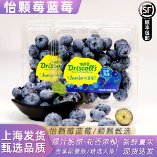 顺丰现货云南限量版怡颗莓蓝莓大果当季新鲜蓝莓鲜果孕妇水果