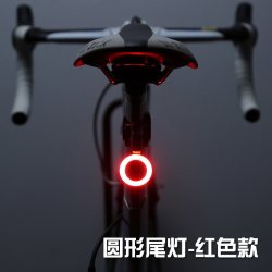 迪路仕 自行车尾灯夜间后警示灯