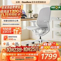 Goodtone 谷腾O2气泡椅人体工学椅家用电脑座椅久座不累气动一体技术棉坐版