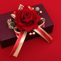 GOEKSAAN 俏尚 新娘新郎 胸花 xixionghua