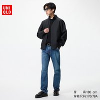 修身直筒牛仔裤/水洗产品优衣库男装丹宁牛仔裤482856 485625