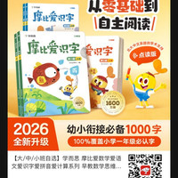 摩比爱识字早教数学思维训练书 绘本幼小衔接数学思维启蒙