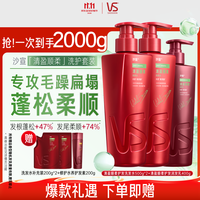 沙宣 清盈顺柔洗护套装 (洗发水500g*2+护发乳400g)