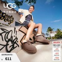 UGG 1174570 厚底可翻折鞋领 驯鹿色 42 女靴