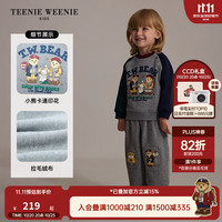 TEENIE WEENIE 索罗娜加绒 中灰色 100cm 儿童卫衣