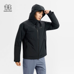 KOLON SPORT 标2/可隆户外羽绒服 男士透湿防风耐磨防水羽绒服冲锋衣