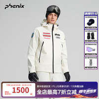 Phenix 菲尼克斯  25-26年新款连帽防风3L滑雪服中层运动户外卫衣 米白 L