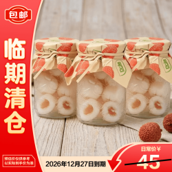 都乐 荔枝罐头520g*3罐 大果肉追剧休闲小零食