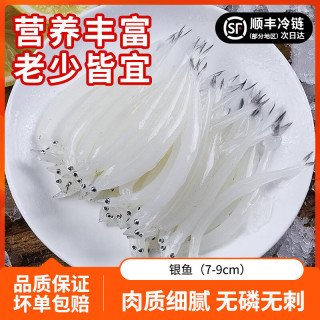 津秋阳澄 银鱼生鲜 新鲜淡水太湖三白 顺丰包邮孕妇宝宝辅食面条鱼无骨无刺 银鱼（7-9cm） 150g*10袋