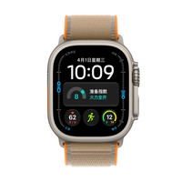 苹果 Watch Ultra 4 GPS+蜂窝网络 智能手表 49mm  原色钛金属表壳 野径回环表带 M/L