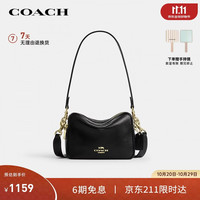 COACH 女士CAREY小号单肩斜挎相机包黑色CEA02礼物次日达