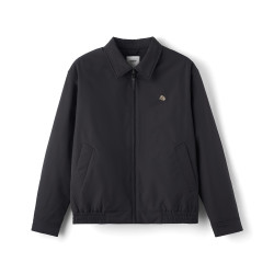 SIMWOOD 简木男装木头绣花3M新雪丽棉翻领夹克棉服外套S13260165 黑色 L (建议131-150斤)