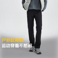 探路者 软壳裤户外运动登山徒步防风透湿显瘦男式软壳裤长裤运动裤