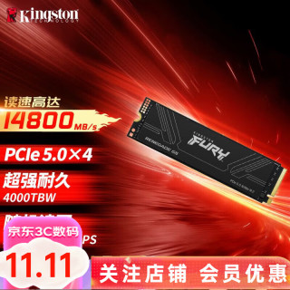 金士顿 FURY 1T 2T 4T SSD固态硬盘 M.2接口NVMe PCIe 5.0×4