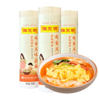陈克明 面条 老妈厨房鸡蛋风味挂面900g*3包组合 炸酱面拌面拉面营养