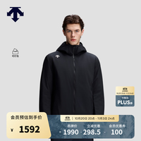 迪桑特 SKI STYLE系列运动户外休闲男士轻盈保暖可打包连帽棉服新品 BK-黑色 2XL (185/104A)