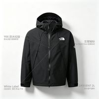 百亿补贴：北面 Dryvent面料 White Label防水透气户外连帽冲锋衣外套NJ2HR03