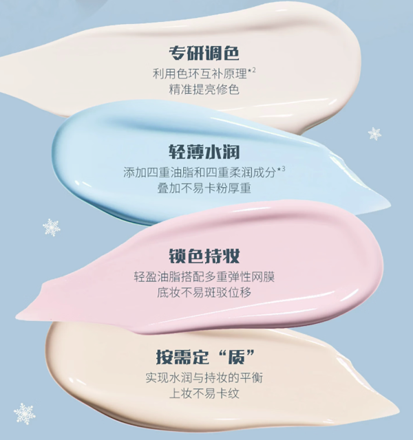 新品尝鲜:花知晓 雪花芭蕾水润提亮液PK03珍珠粉 赠拇指粉扑