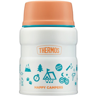 国家补贴：THERMOS 膳魔师 焖烧杯广口316L不锈钢保温杯食物罐 TSK2-520S-ORG焖烧罐 520ml