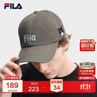 斐乐 小脸帽丨斐乐软顶情侣棒球帽26运动帽遮阳帽猫
