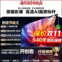 海信 新品 50英寸高清超画质智能一级能效家用液晶平板电视机爆款50E3S