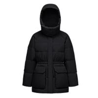 波司登 90%绒加厚脱卸帽修身中长款休闲百搭羽绒服