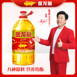 金龙鱼 食用油黄金比例调和油4L家用植物油健康烹饪