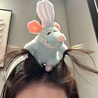 海伊朵 料理鼠王发箍周边宕机搞怪头箍毛绒公仔洗脸发饰女搞笑发卡捆可爱 鼠王搞怪发箍