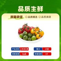 百亿补贴：胡鲜森 三色圣女果新鲜蔬菜水果小番茄小西红柿3斤起