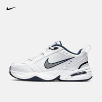 耐克 轻便训练鞋秋冬健身缓震老爹鞋NIKE AIR MONARCH 4 415445 102白色/金属银/深藏青 42