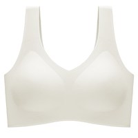 浪莎 10A抗菌无痕内衣 小胸聚拢防 燕麦奶色  M