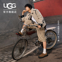 UGG 男女同款彩壳一脚蹬休闲鞋1179050DKC|深栗色42