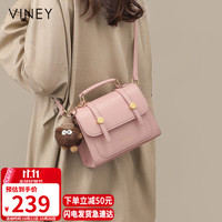 viney包包女包牛皮斜挎剑桥包轻奢单肩小方包生日礼物高级感送女友老婆