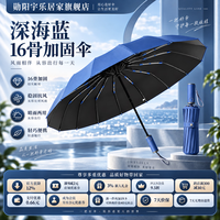 勋阳宇乐 【晴雨两用】全自动大伞 三龙骨深海蓝