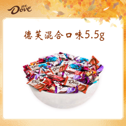 德芙 巧克力德芙麦芽脆芯/巴旦木混合散装500g