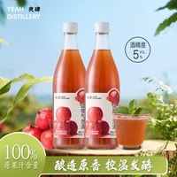 夜肆 微醺果酒女士低度甜酒山楂气泡酒浓郁晚安清甜小酒5度