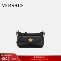 VERSACE 女士背提包 1B00V-黑色+金色