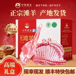 宁羊天下 羊肉宁夏滩羊新鲜现杀全羊整只半羊10斤羊腿羊排顺丰包邮