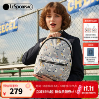 LeSportsac 乐播诗Trendy潮流系列可爱猫猫背包通勤双肩包书包生日礼物 猫咪的一天