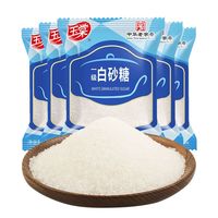 百亿补贴：玉棠 一级白砂糖400g*6袋中华食用家用烹饪调味料品烘焙商用