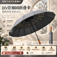 勋阳宇乐 【抗风加固】全自动大伞 木柄款气质灰