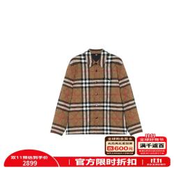 BURBERRY 巴宝莉男保暖冬季外套棉服夹克 80914591送男友 棕L