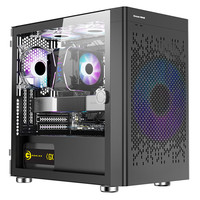 长城 阿基米德2 Type-C接口 MATX宽体机箱 黑色