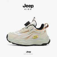 Jeep 儿童软底休闲鞋登山鞋 卡其 31