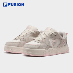 斐乐 BANK 2 DX丨 FUSION厚底板鞋奶白/朴灰-GM 37.5