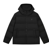 特步 羽翼有暖气 无氟防泼水羽绒服外套