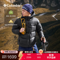 哥伦比亚 金点90绒三防高耐磨387g超高充绒保暖羽绒服