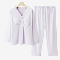 ROVO 秋冬加厚保暖哺乳孕期家居服套装